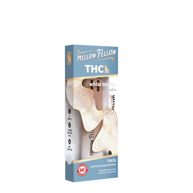 THCh 0.5g Disposable Vape - White Truffle (Indica)-gallery-37327595602126
