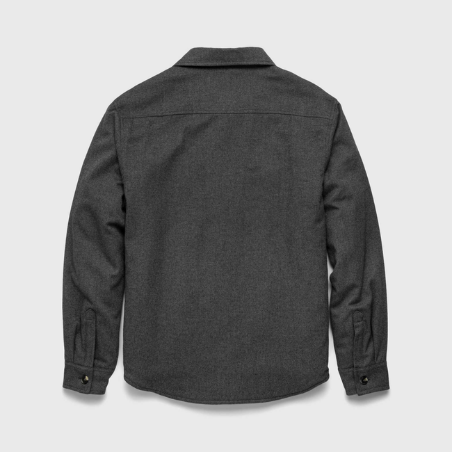 Skip Sherpa Shirt Jacket - Charcoal Heather-gallery-44084753563906