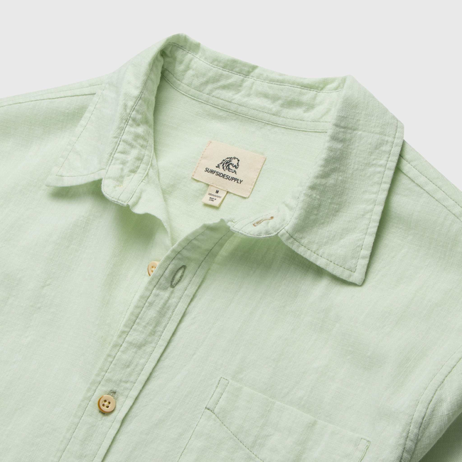 Brian Slub Shirt - Seacrest Green-gallery-42413880148226