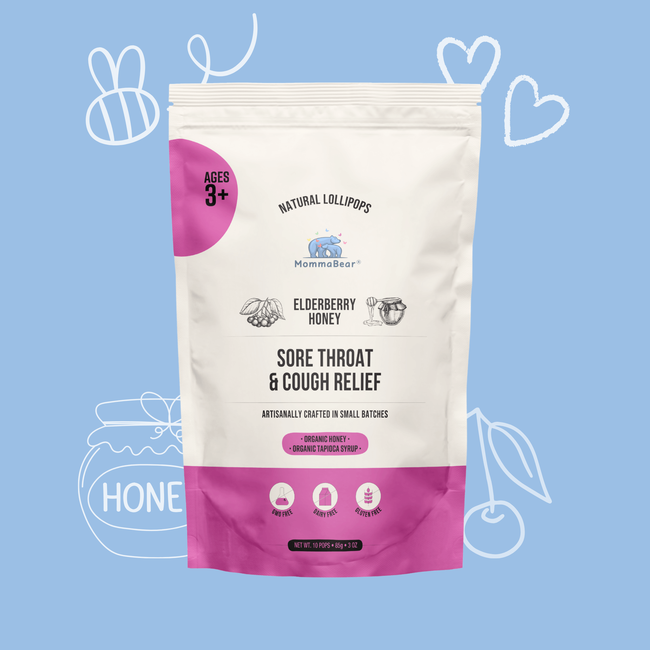 Organic Sore Throat & Cough Relief Lollipops (Bundle)-gallery-35249810931793