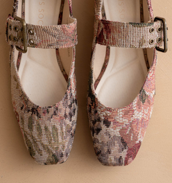 The Soho | Mauve Tapestry Ballet Flat