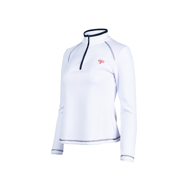 Love All Tennis Women's Nancy 1/4 Zip Jacket-gallery-68522786160721