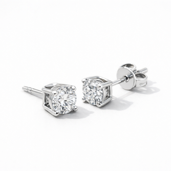 Honey Glow Signature Moissanite Studs