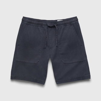 Tyler Washed Utility Short - Navy