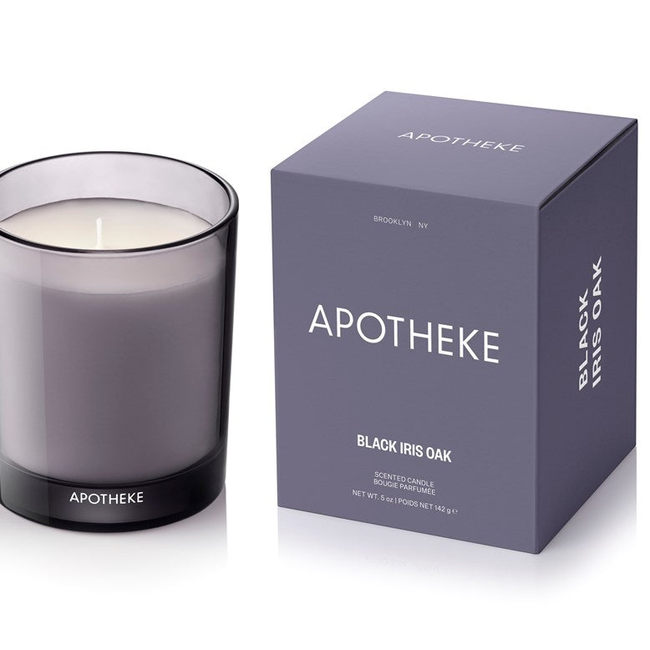 Black Iris Oak Petite Candle-gallery-60722869174638