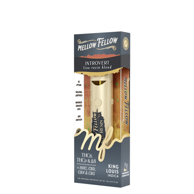 Introvert Blend 2ml Live Resin Disposable Vape - King Louis (Indica)-gallery-37327726575822