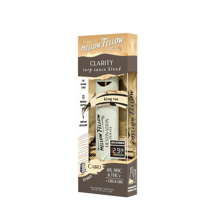 Clarity Blend - Terp Sauce 2ml Disposable Vape - King Tut (Hybrid)-gallery-37327637512398