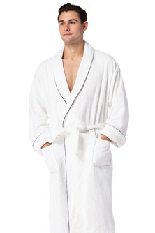 Mens Premier Turkish-Style Full Length Terry Cloth Spa Robe