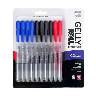 Gelly Roll Retractable Classic 10-Pack
