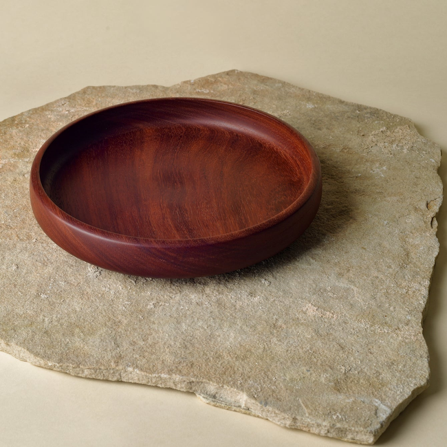 Large Padauk Bowl-gallery-38299802927282