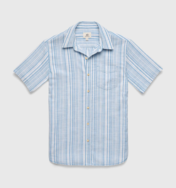 Joey Stripe Shirt - Cendre Blue