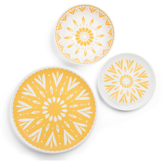 Melamine Everyday Tableware (12-Piece Set, 4 Place Settings)-gallery-53829109514612