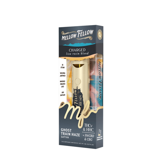 Charged Blend 2ml Live Resin Disposable Vape - Ghost Train Haze (Sativa)-gallery-37327728705742