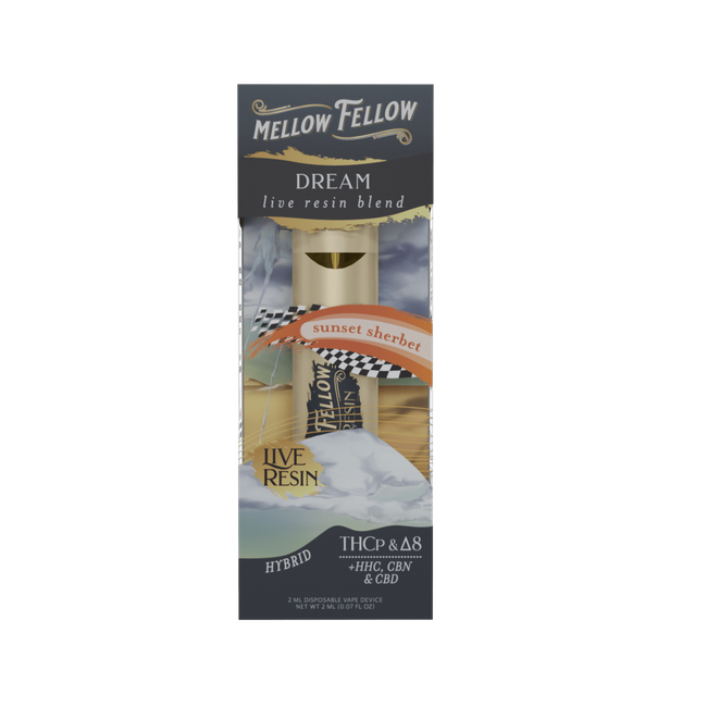 Dream Blend 2ml Live Resin Disposable Vape - Sunset Sherbet (Hybrid)-gallery-37327752560846