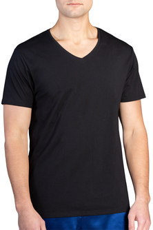 Men's Classic Fit Soft Stretch V-Neck Undershirt