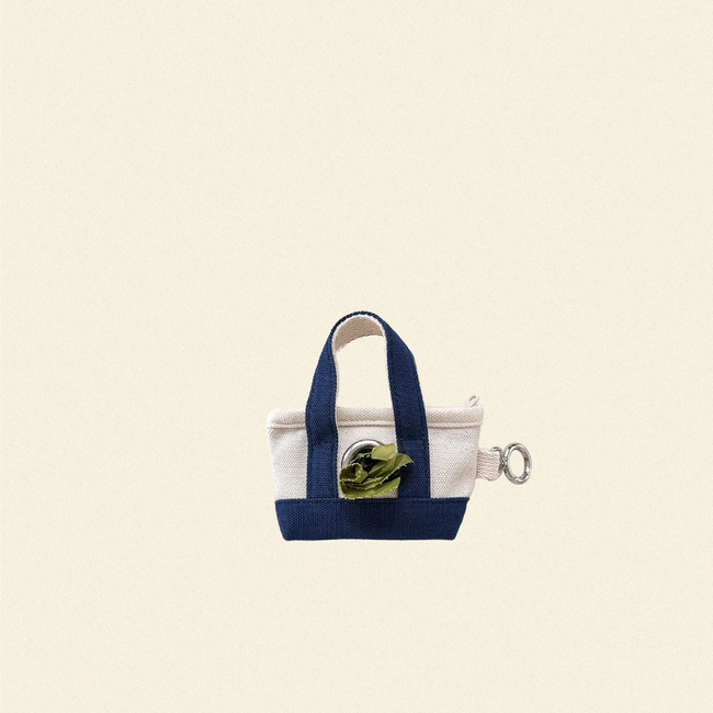 The Little Beast Poop Bag Tote - Navy-gallery-60478395023646