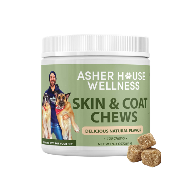 Skin & Coat Chews | Luster + Nourish-gallery-35118016823505