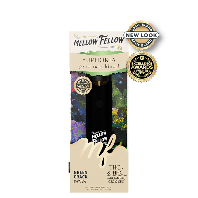 Euphoria Blend 2ml Disposable Vape - Green Crack (Sativa)-gallery-37152075841742