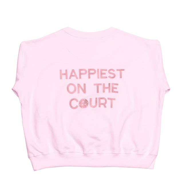 Happiest on the Court® pickleball sweatshirt-gallery-38050018427040