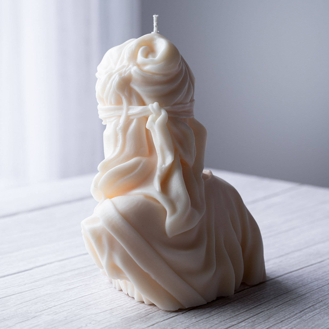 Blind Lady Justice Statue Candle-gallery-32624155492418
