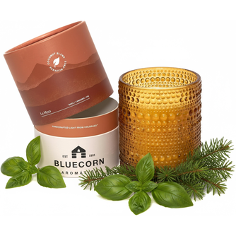 La Mesa Basil & Fir Scented Candle - Aromática