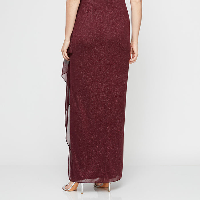 Hannah Glitter Mesh Gown-gallery-42518471573760