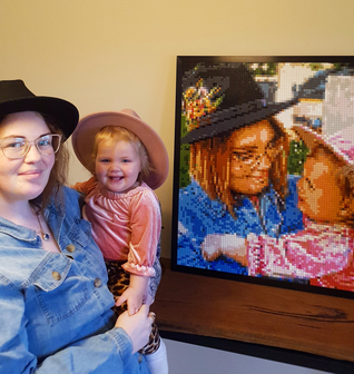 Personalised Brick Mosaic | Custom Mosaic Maker | Brick Art