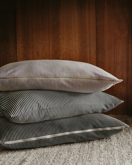 Hello Sailor Dark Rose Striped Dog Bed