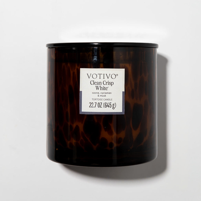 Clean Crisp White Tortoise Candle-gallery-32057681182822