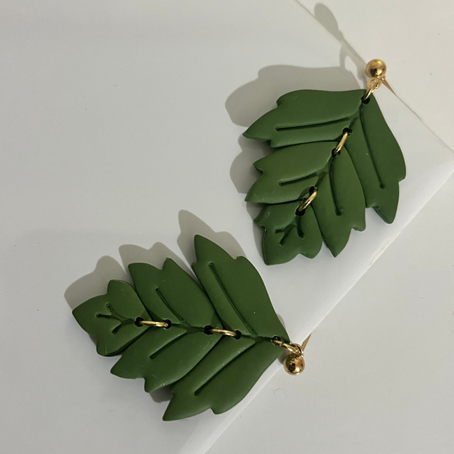 Leaves Earrings-gallery-44053728198914