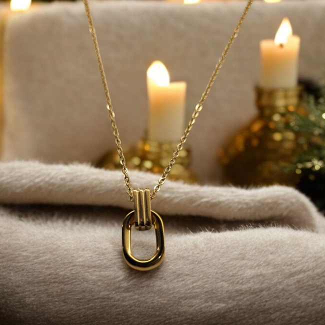 Ella Gold Slide Pendant-gallery-42474087710970