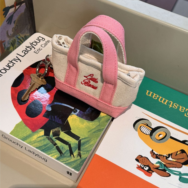 The Little Beast Poop Bag Tote - Pink-gallery-60478397710622