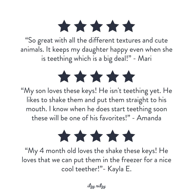 Itzy Keys™ Teething Rings-gallery-36630379266219