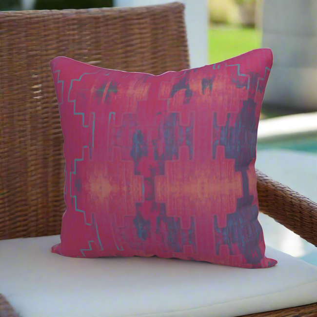Andean Summer: Sunset – Luxury Outdoor Pillow by SmithHönig-gallery-33201126539377