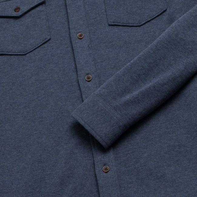 Rex Soft Knit Shirt - Navy Heather-gallery-44067647652098