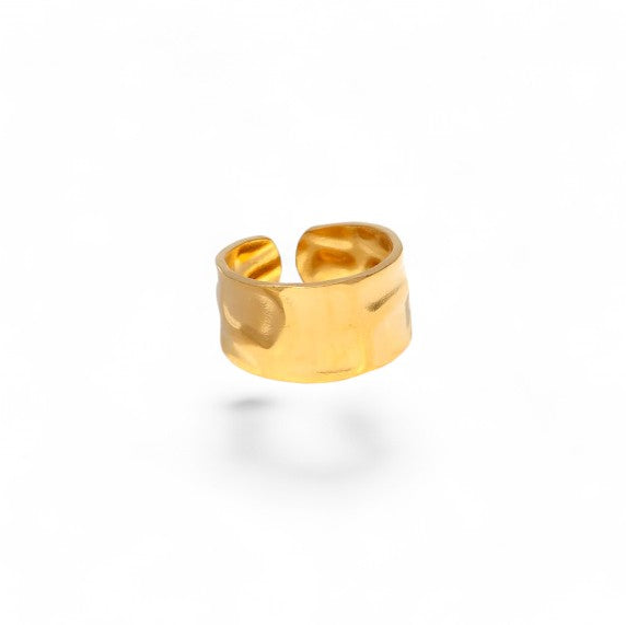 Textured Wide Open Ring-gallery-42503807369466