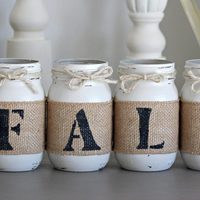 Linen Fall Thanksgiving Home Decor- Autumn Table Centerpieces -One Sided-gallery-21510765639