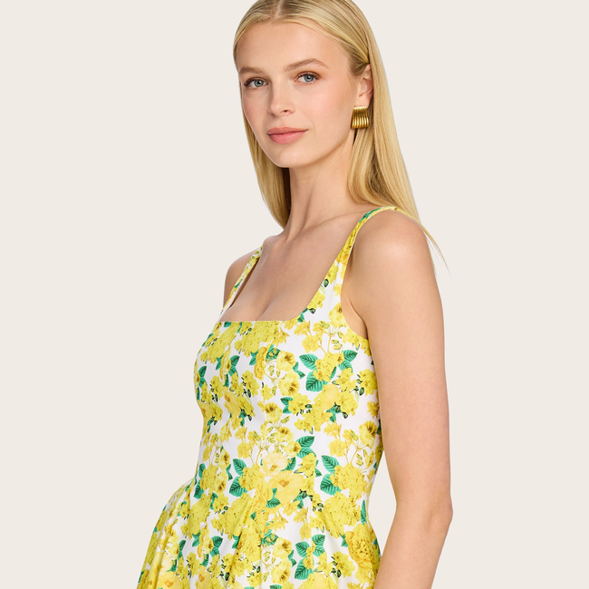 Courtney Floral Poplin Dress-gallery-43917668221178