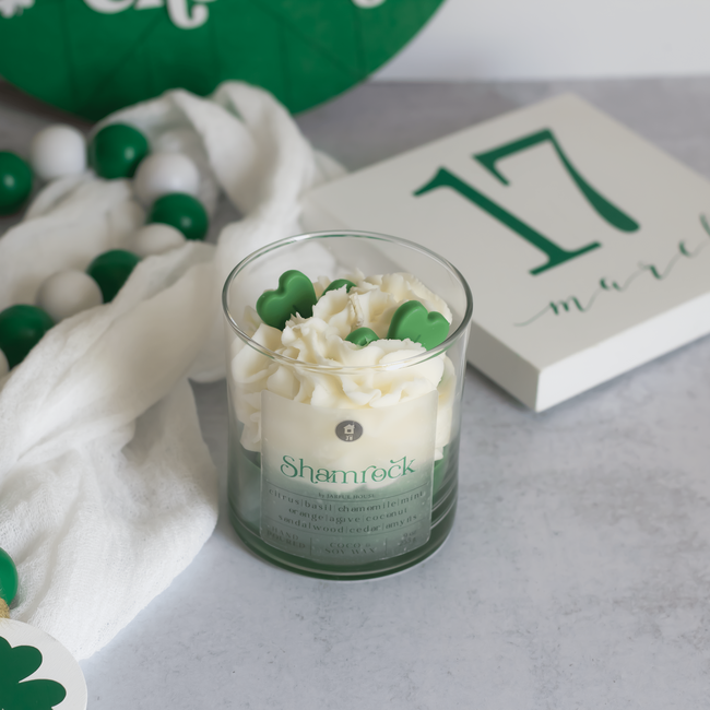 Dessert Candle Shamrock | St.Patrick's Day Gift-gallery-30013720952902