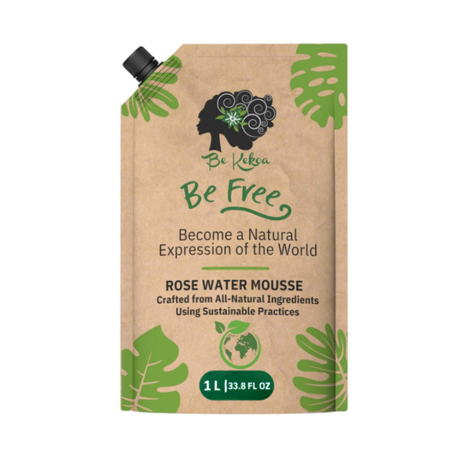 Be Free Rose Water Mousse - 1 Liter Pouch-gallery-37326195228914