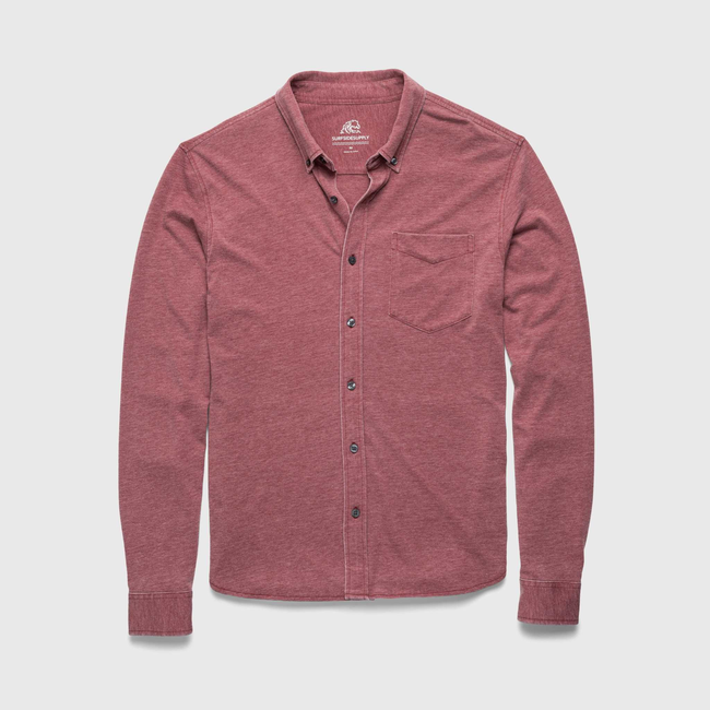 Anthony Burnout Shirt - Red Syrah-gallery-44084237664514