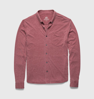 Anthony Burnout Shirt - Red Syrah