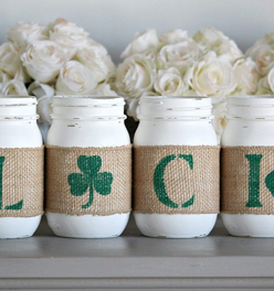 St.Patrick's Day Rustic Home Decor | Irish Table Decorations