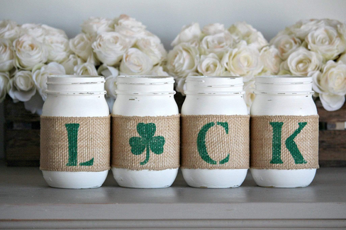 St.Patrick's Day Rustic Home Decor | Irish Table Decorations