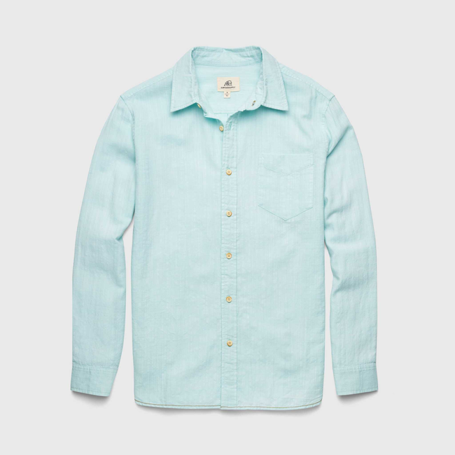 Brian Slub Shirt - Aqua Green-gallery-42413895450882