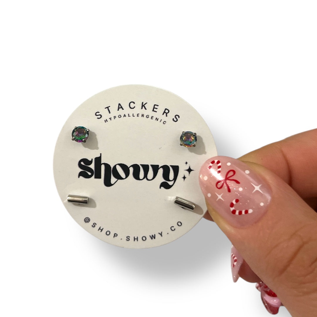 Hypoallergenic Stacker earrings-gallery-44864392331522