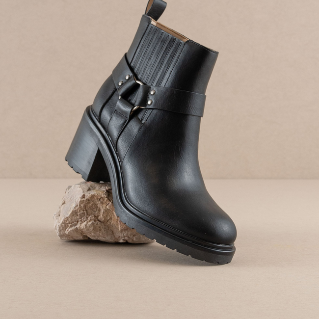 The Jayden | Black Motorcycle Bootie-gallery-36397640515761