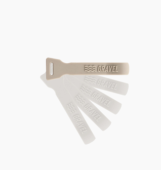 Toiletry Bag Zipper Pulls - Stone