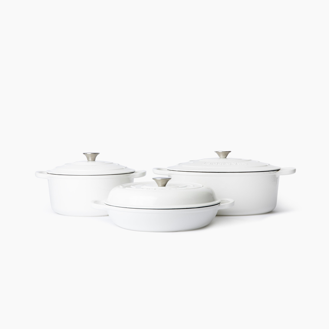 6-Piece Gourmet Enameled Cast Iron Cookware Bundle-gallery-53351573815668