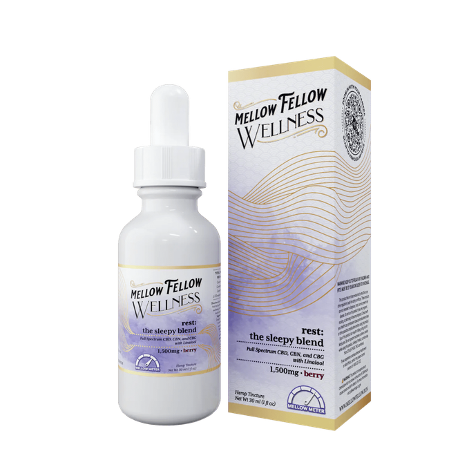 The Rest Blend CBD Tincture - 1500mg - Berry-gallery-37327692464334